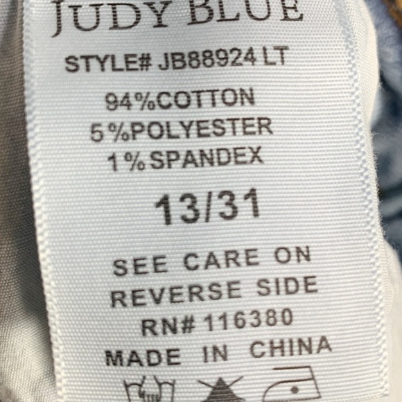 Judy Blue High RIse Stretch Denim Wide leg Cargo Jeans Size 31 - Picture 11 of 11